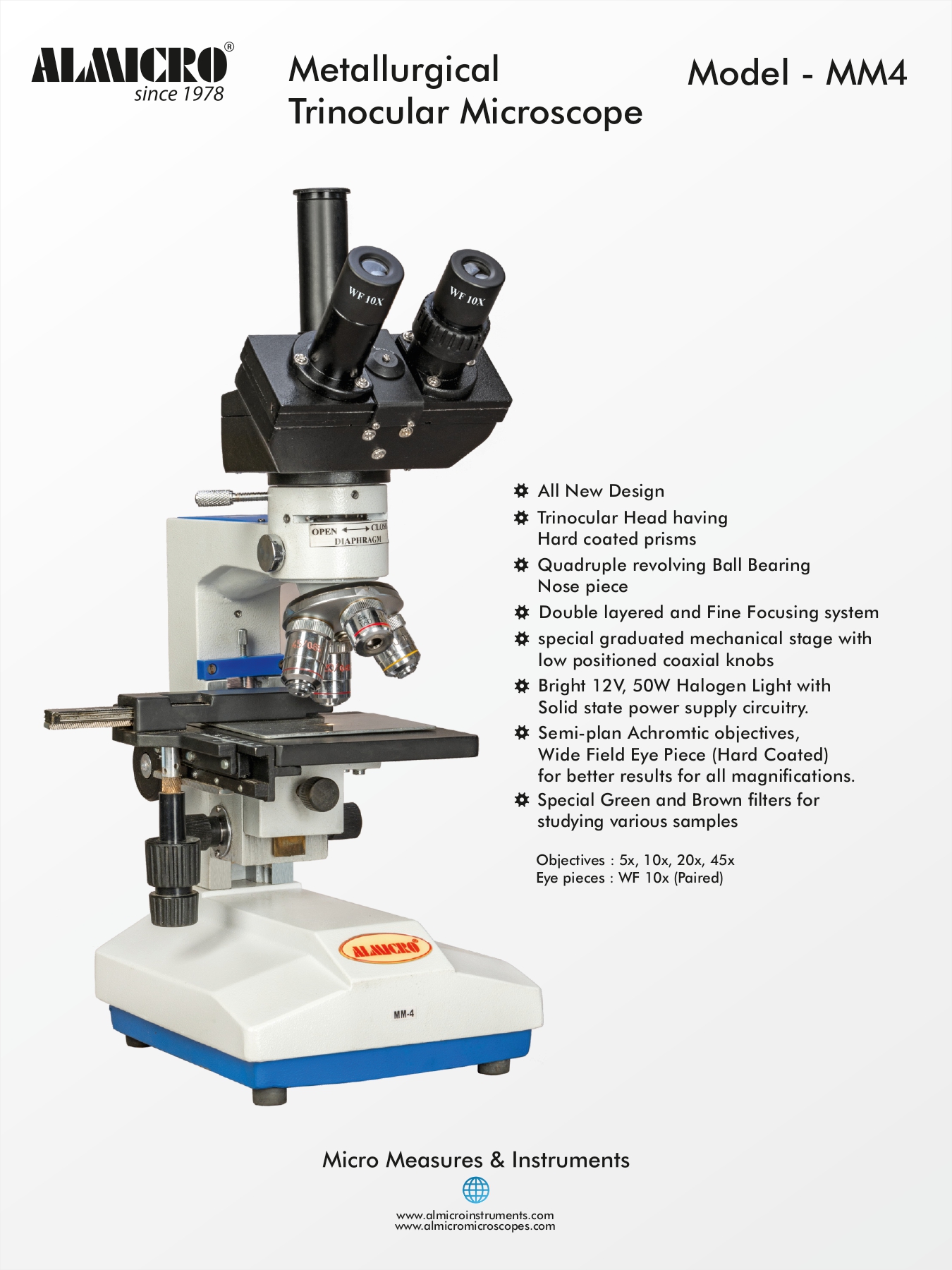 Trinocular Metallurgical Microscope (MM-4) - Image 2